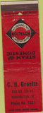 Matchbook Cover - Fralkin County Royalton Coal Burlington IA