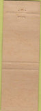 Matchbook Cover - Allen Liquor Store Albany NY