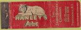 Matchbook Cover - Hanley's Ale Providence RI beer WORN