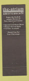 Matchbook Cover - Atrium American Cafe Dallas TX