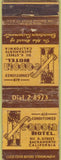 Matchbook Cover - Sequoia Hotel Sacramento CA POOR