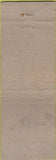 Matchbook Cover - Park Grill Williamsport PA wear