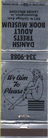 Matchbook Cover - Adult Book Museum Bloomington IN girlie PORN