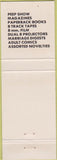 Matchbook Cover - Adult Book Museum Bloomington IN girlie PORN