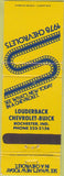 Matchbook Cover - Louderback Chevrolet Buick Rochester IN 1978