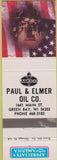 Matchbook Cover - Paul Elmer Oil Co Green Bay WI Amoco