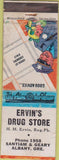 Matchbook Cover - Ervin's Drug Store Albany OR WEAR