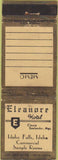 Matchbook Cover - Eleanore Hotel Idaho Falls ID WEAR