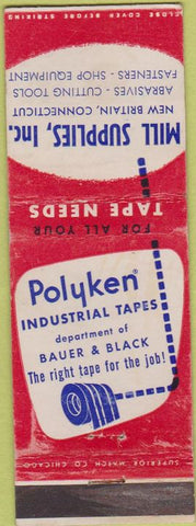 Matchbook Cover - Polyken Industrial Tapes Chicago IL