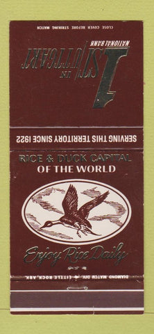 Matchbook Cover - 1st National Bank Stuttgart AR 30 Strike
