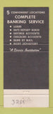 Matchbook Cover - 1st National Bank Stuttgart AR 30 Strike