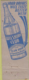 Matchbook Cover - Wilshire Club Bevarages mixers WEAR club soda