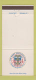 Matchbook Cover - Army and Navy Club Washington DC 30 Strike