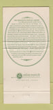 Matchbook Cover - 20th Century Limited Restaurant Train Costa Mesa CA 30 Strike