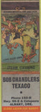 Matchbook Cover - Bob Chandlers Texaco oil gas Albany OR POOR hillbilly