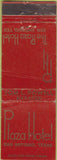 Matchbook Cover - Plaza Hotel San Antonio TX WORN