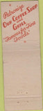 Matchbook Cover - Plaza Hotel San Antonio TX WORN