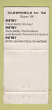 Matchbook Cover - 1962 Oldsmobile Austintown Youngstown OH POOR 30 Strike