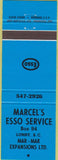 Matchbook Cover - Esso oil gas Lumby BC Canada
