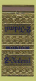 Matchbook Cover - 2nd Federal Savings Pittsburgh PA 30 Strike