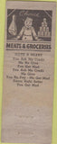 Matchbook Cover - Horton's Hamburgers Chicago? Advance WORN girlie