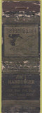 Matchbook Cover - Jim's Hamburger Salt Lake City UT POOR