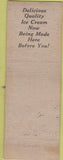 Matchbook Cover - Chocolate Shop Vallejo CA DQ girlie CREASES