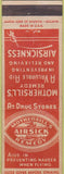 Matchbook Cover - Mothersills Remedy Airsickness