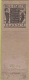Matchbook Cover - Thompson Inn POOR NO TOWN