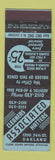 Matchbook Cover - Associated Cleaners Hatters Oakland CA CLIX