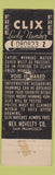 Matchbook Cover - Associated Cleaners Hatters Oakland CA CLIX