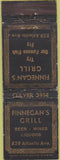 Matchbook Cover - Finnegan's Grill NO TOWN wear