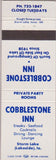 Matchbook Cover - Cobblestone Inn Storm Lake IA