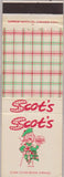 Matchbook Cover - Scot's Mount Prospect IL