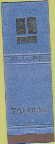 Matchbook Cover - Talman Federal Savings Chicago IL