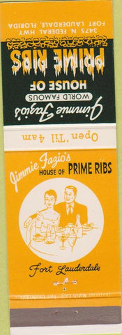 Matchbook Cover - Fazio's Hosue of Prime Rib Fort Lauderdale FL