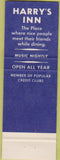 Matchbook Cover - Harry's Somers Point NJ