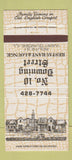 Matchbook Cover - #10 Downing Street Restaurnt West Dundee IL 30 Strike