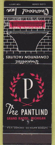 Matchbook Cover - The Pantlind Grand Rapids MI