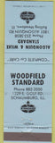 Matchbook Cover - Algonquin Wilke Standard oil gas Rolling Meadows IL