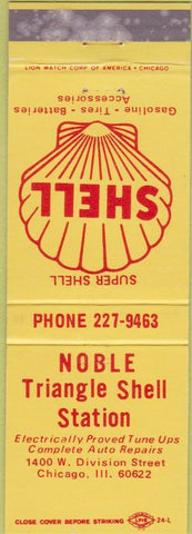 Matchbook Cover - Shell Oil Gas Chicago IL