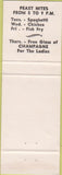 Matchbook Cover - Tony  and  Lill's Restaurant Antioch IL