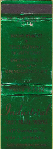 Matchbook Cover - Industrial Sheet Metal Works Lincoln NE?