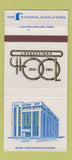 Matchbook Cover - 1st NAItonal Bank of York NE 1982 30 Strike