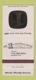 Matchbook Cover - 1st National Bank Conway Springs KS 30 Strike