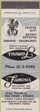 Matchbook Cover - Famous Restaurant Lake Worth FL