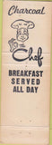 Matchbook Cover - Charcoal Chef Woodbury CT WORN