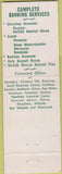 Matchbook Cover - Norfolk County Trust MA chain