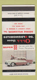 Matchbook Cover - 1956 Oldsmobile Williamson Lake Wales FL WEAR 30 Strike