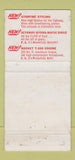 Matchbook Cover - 1956 Oldsmobile Williamson Lake Wales FL WEAR 30 Strike